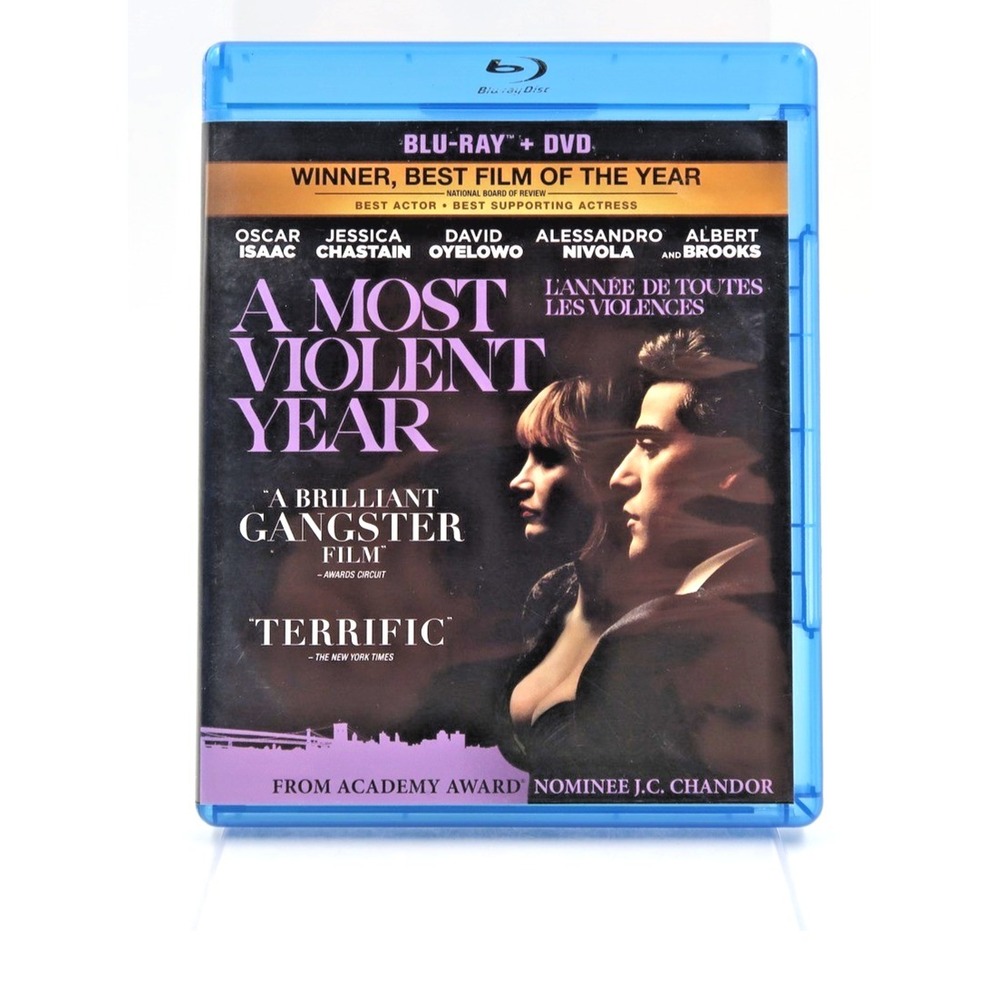 A Most Violent Year Blu-ray DVD Oscar Isaac Jessica Chastain‎ Crime Drama Movie